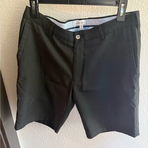 Men's Black Peter Millar Golf Shorts